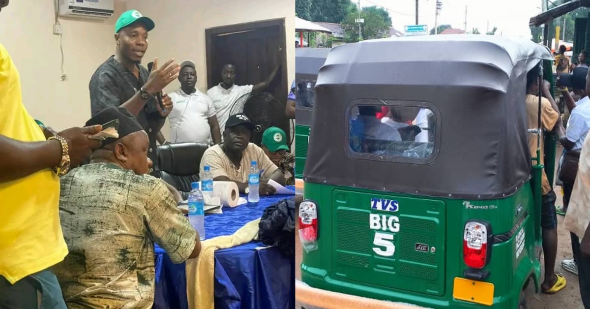 Chief Minister David Sengeh Donates Tricycles to Clean Pujehun Agency