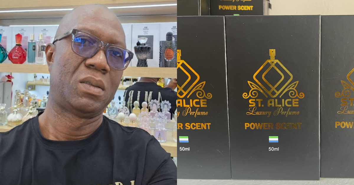 Sierra Leonean Businessman Launches Luxury Perfume Featuring Sierra Leone Flag