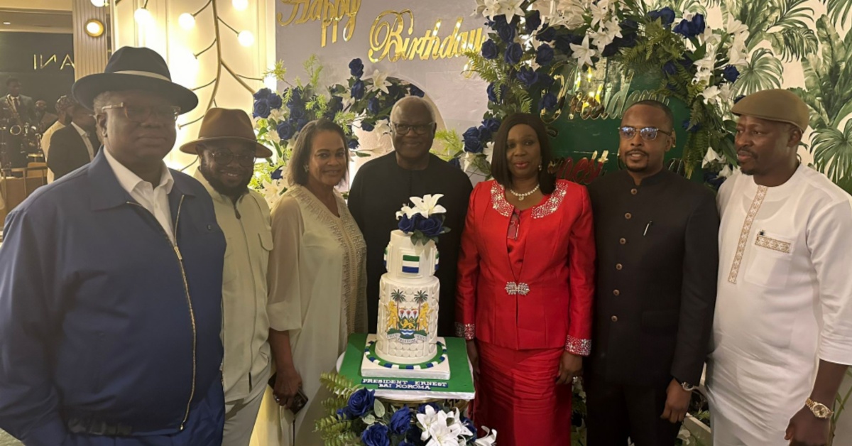 Nigerian Billionaire Hosts Former President Koroma’s Birthday Party in Lagos