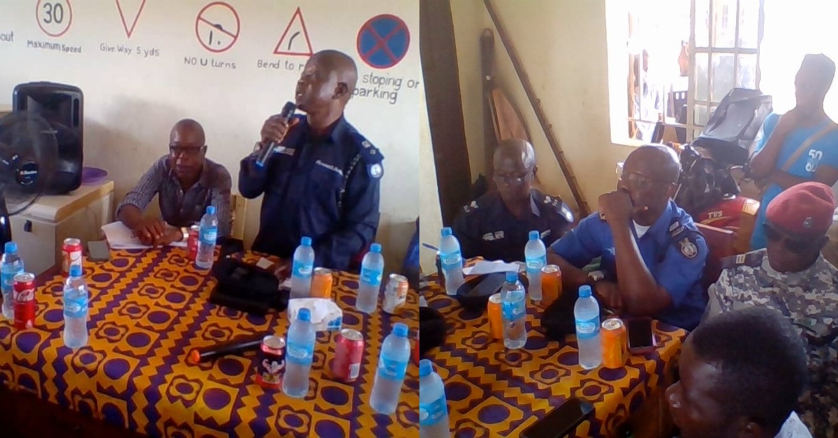 Kambia Police Division Strengthens Security Collaboration with Motor Drivers Union in Landmark Meeting