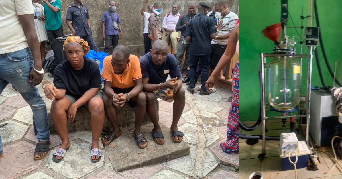 Drug Lab Uncovered Near Baptist Secondary School in Allentown, Freetown Amid Toxic Air Pollution