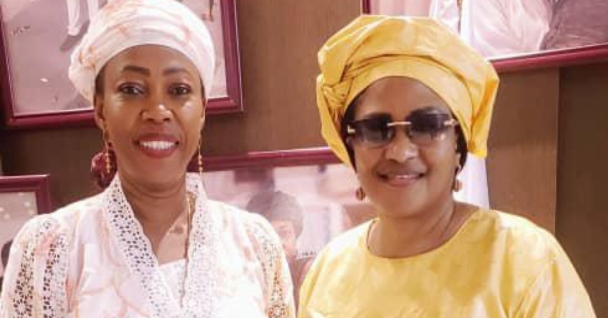 First Lady Fatima Bio Meets Madam Fatmata Nippe Momoh