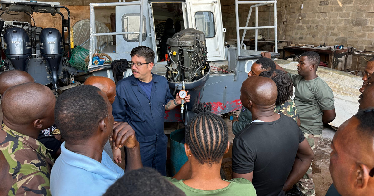 U.S. Embassy Concludes Outboard Motor Maintenance Course for Sierra Leone’s Maritime Forces