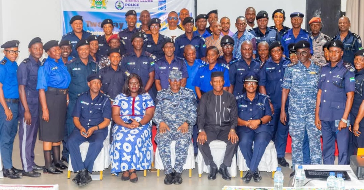 UNDP Empowers Sierra Leone Police with Strategic Communication Training