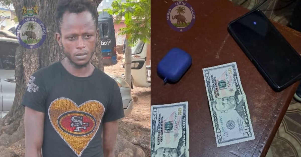 Kissy Police Capture Notorious Armed Robber, Seize Stolen Goods