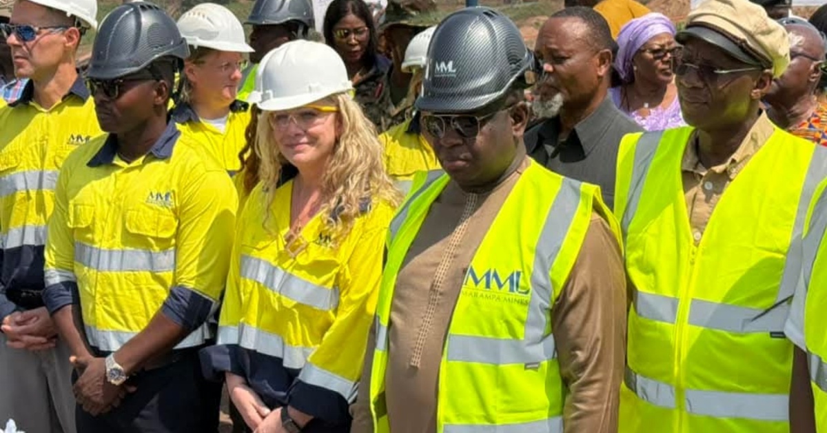 President Bio Tours Marampa Mine to Assess Newly Commissioned M3.75 Plant