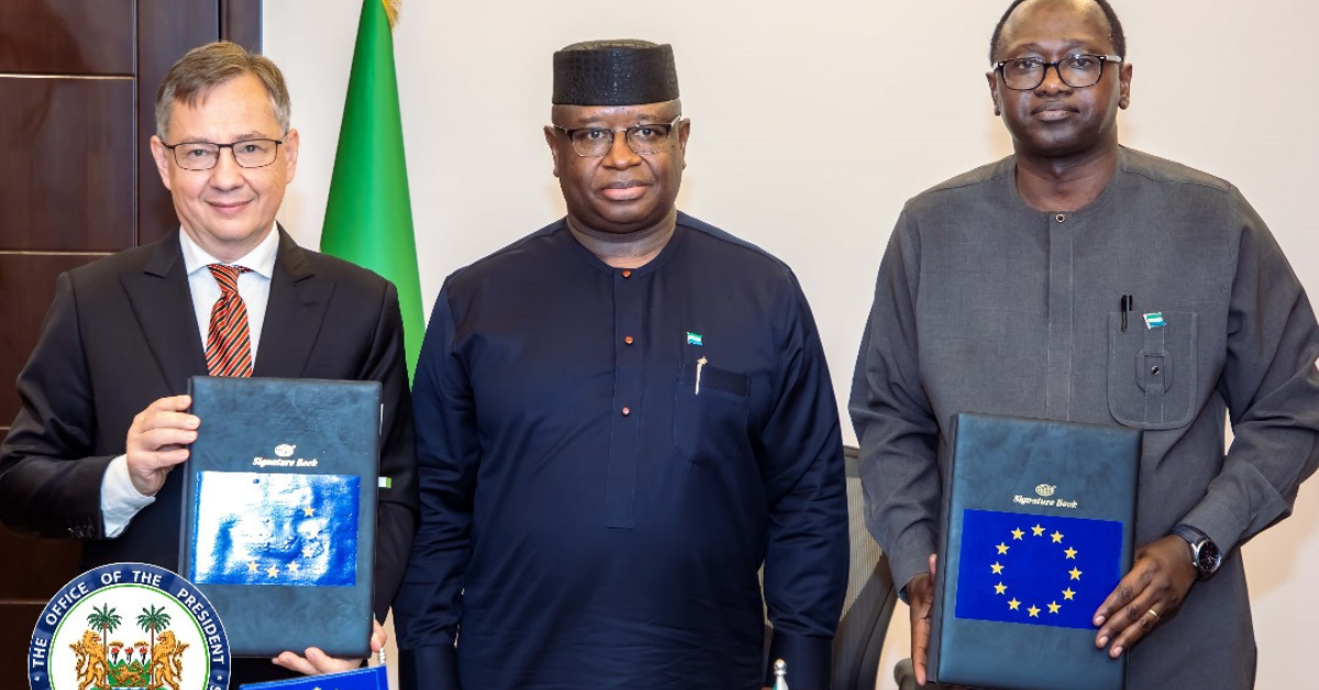Sierra Leone, EU Sign €35 Million Agreement to Boost Agriculture