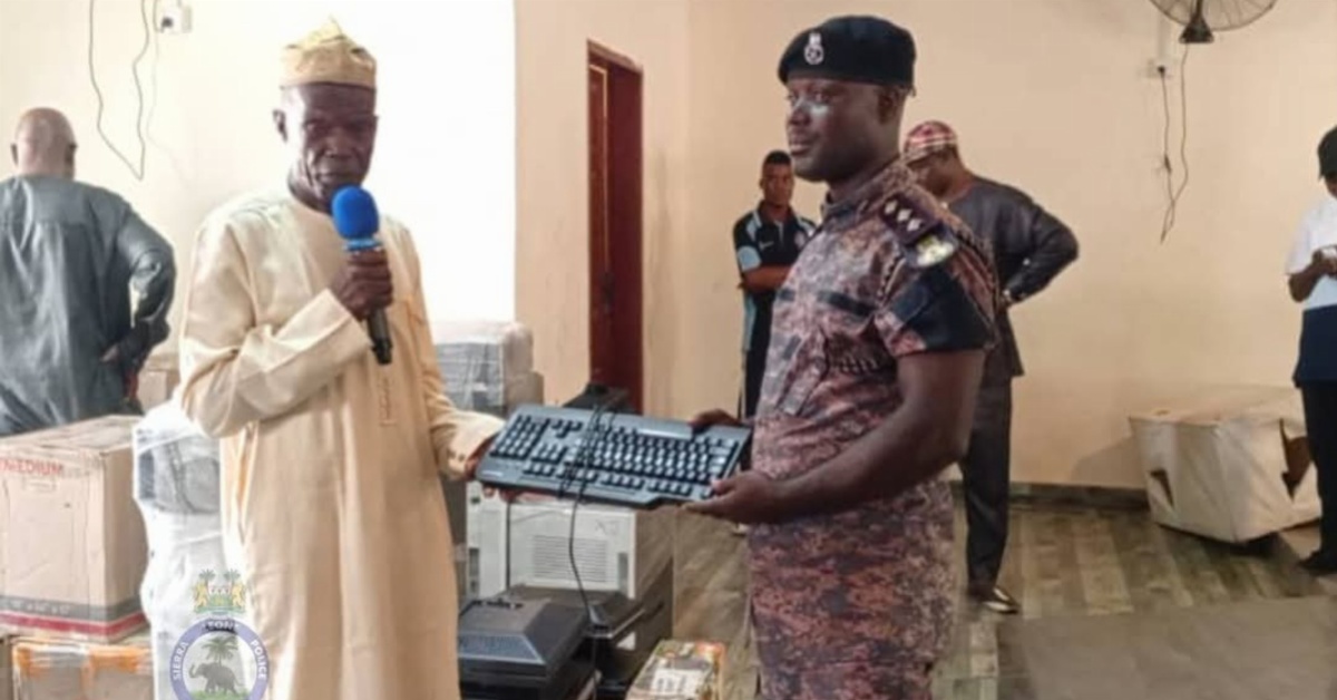 KAPA Boosts Security Operations in Kono with Technological Donation