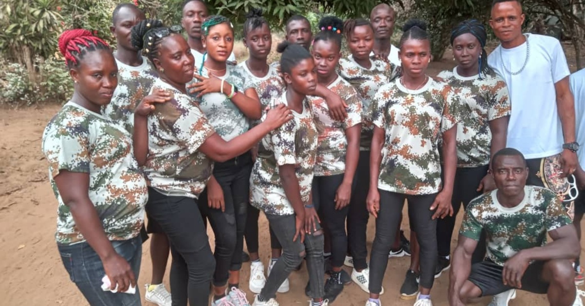 Sierra Leone Police Introduce Newly Trained Community Safety and Vigilance Squad in Mano Kpende Village