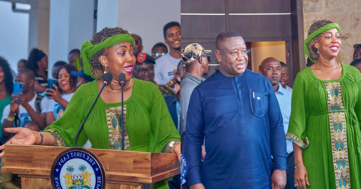 First Lady Fatima Bio Dedicates Her OAFLAD Success to President Bio