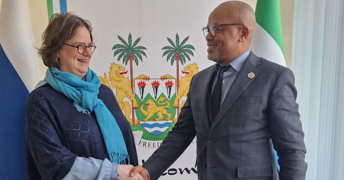 Sierra Leone Ambassador to Russia Receives His Netherlands Counterpart
