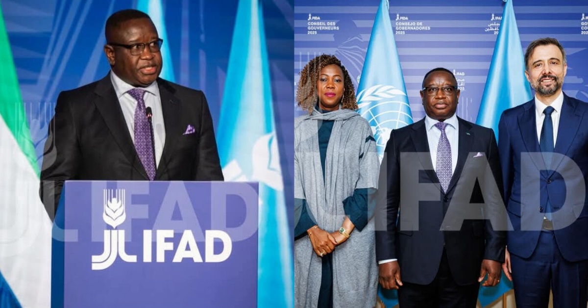 President Bio Addresses 46th IFAD Governing Council in Italy