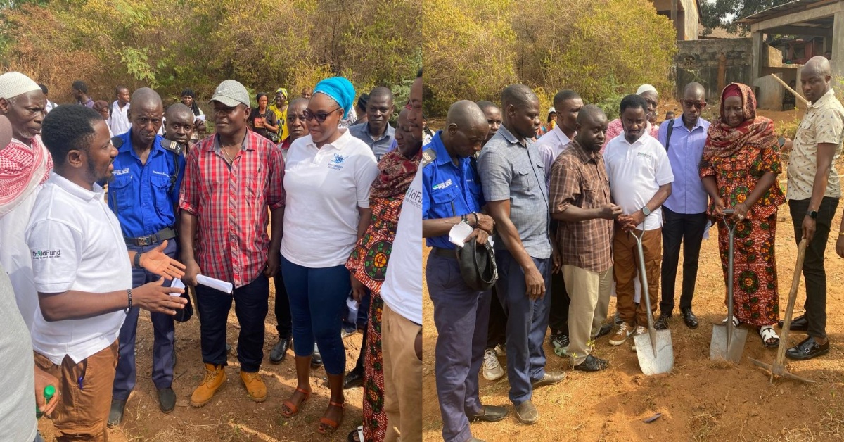 ChildFund Hands Over Construction Sites for Secondary School Expansions at Government Rokel and FAWE Schools