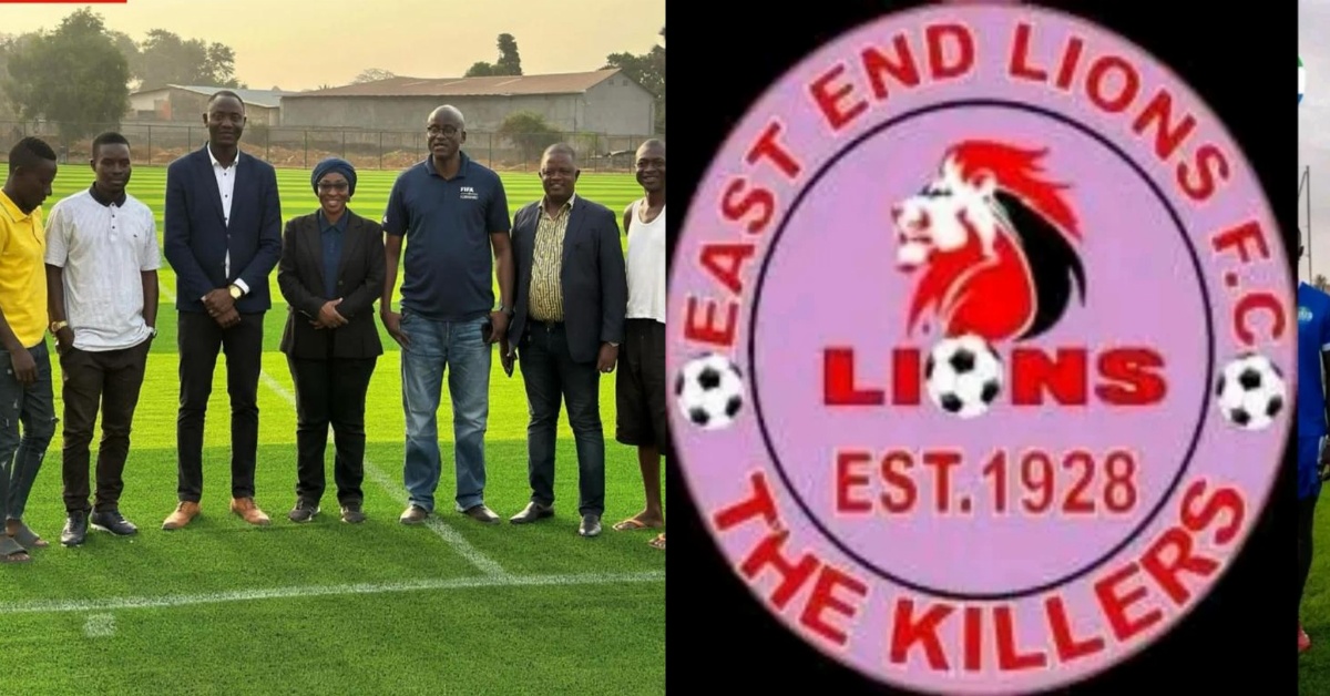 FIFA Officials Commend East End Lions FC for Progress on New Playing Field