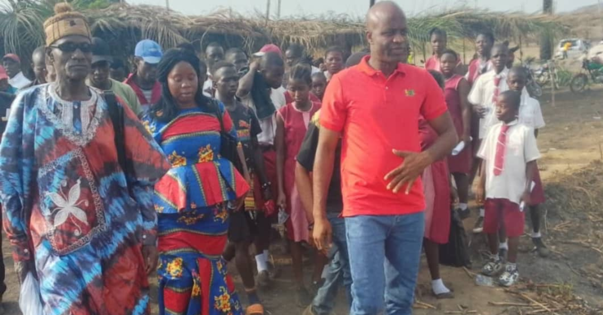 Hon Jawah Sesay Launches Construction of First Secondary School in Kalanthuba Chiefdom, Tonkolili District