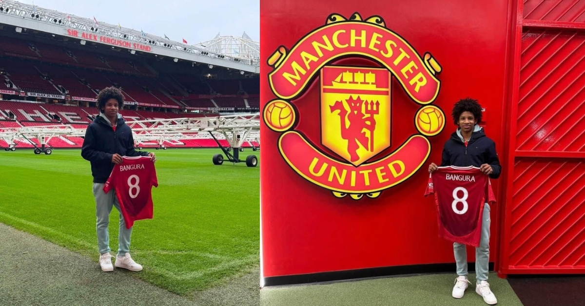 Sierra Leonean Teenager, Jedeed Bangura Signs for Man United