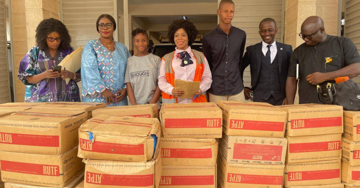 Ministry of Gender and Children’s Affairs Receives 50 Cartons of Plumpynuts Donation from World Vision