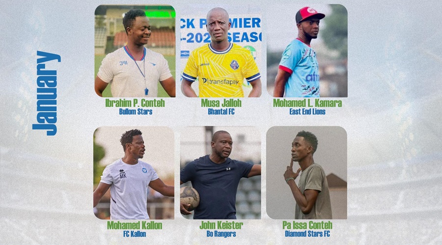 Mohamed Kallon, John Keister, Others’ Nominated For Premier League Coach of the Month