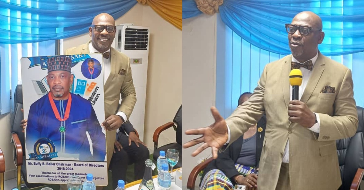 Rokel Commercial Bank Bids Farewell to Outgoing Board Chairman Buffy Bailor After Six Years of Transformative Leadership