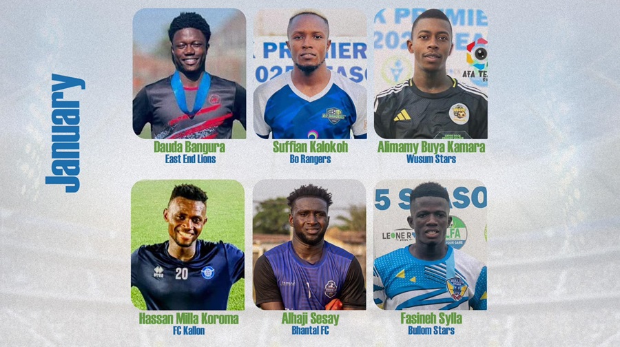 Six Players Nominated for Premier League’s January Player of the Month