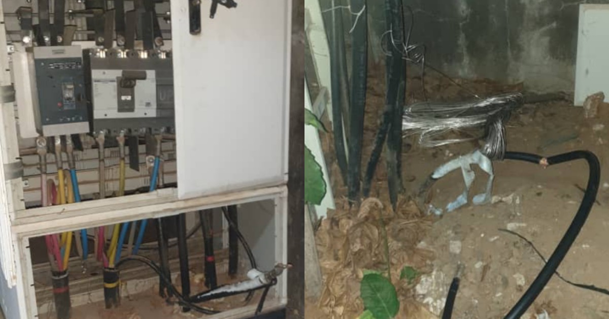 Man Caught Red-handed Cutting Cables at EDSA’s Juba Hill Transformer