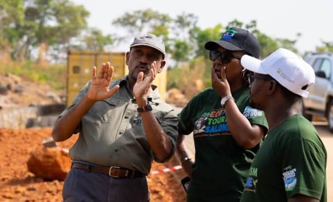 Ministry of Tourism Installs Boundary Markers at Tacugama Chimpanzee Sanctuary TDA