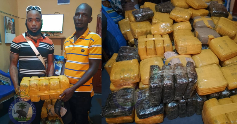 Drug Traffickers Arrested in Makeni After Running Away From Police Checkpoint