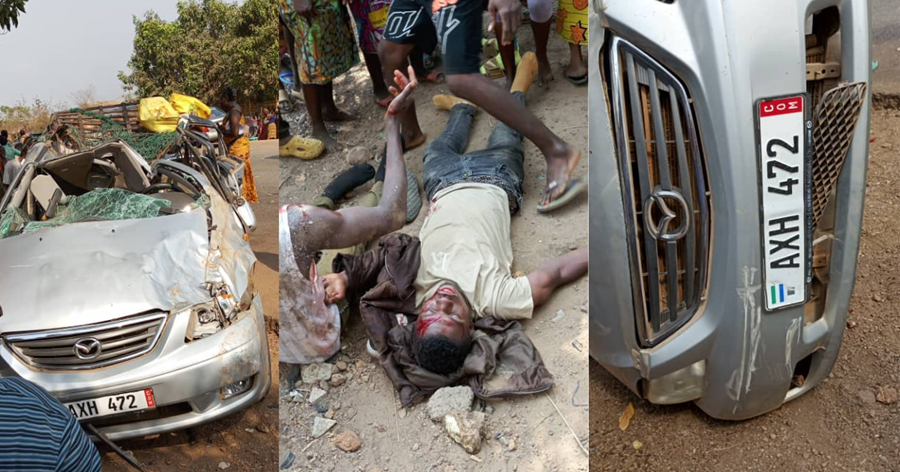 Gruesome Accident in Makeni Leaves One Dead, Seven in Critical Condition