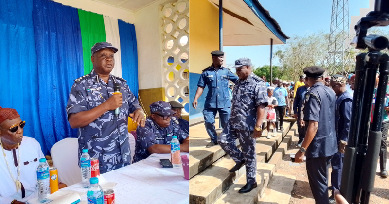 IGP William Fayia Sellu Unveils New Sierra Leone Police Health Centre in Kono