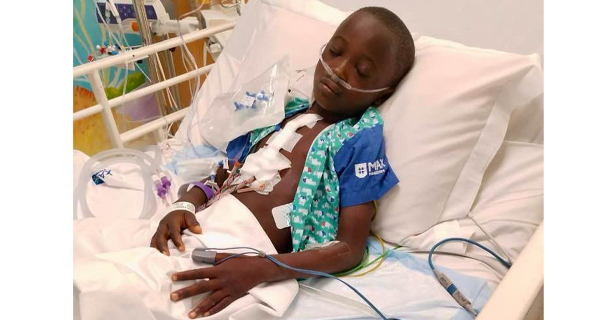 7-Year-Old John Kamara Diagnosed With Perimembranous Congenital Heart Disease Recovers