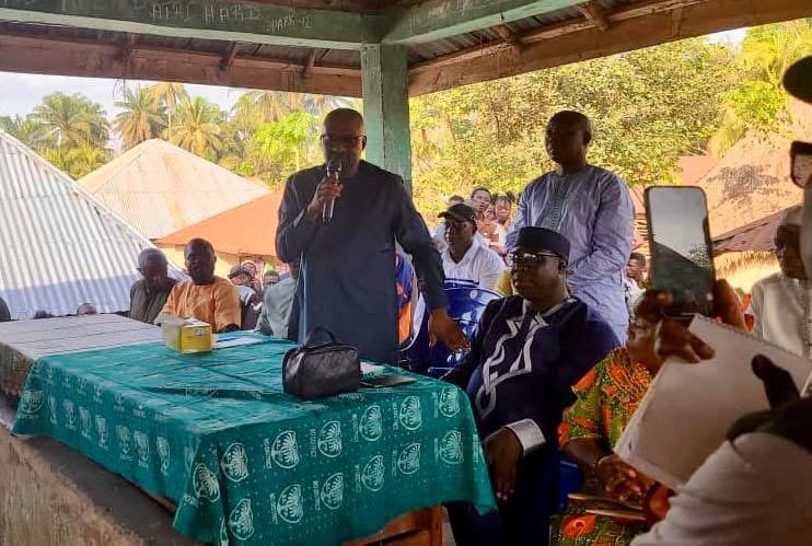 Vice President Juldeh Jalloh Visits Kpetema Fire Victims, Vows Swift Government Response