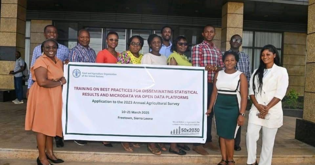 MAFS and Statistics Sierra Leone Participate in 10-Day Capacity-Building Training on Data Privacy