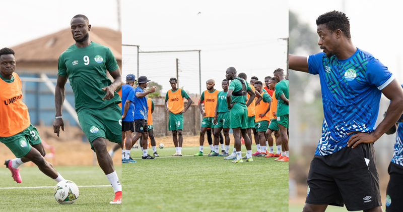 Mohamed Kallon Completes Second Day Training With Leone Stars Ahead of World Cup Qualifiers
