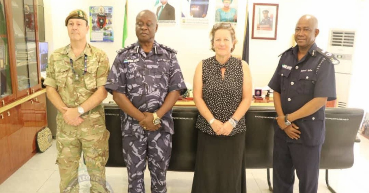 British High Commissioner Strengthens Ties with Sierra Leone Police