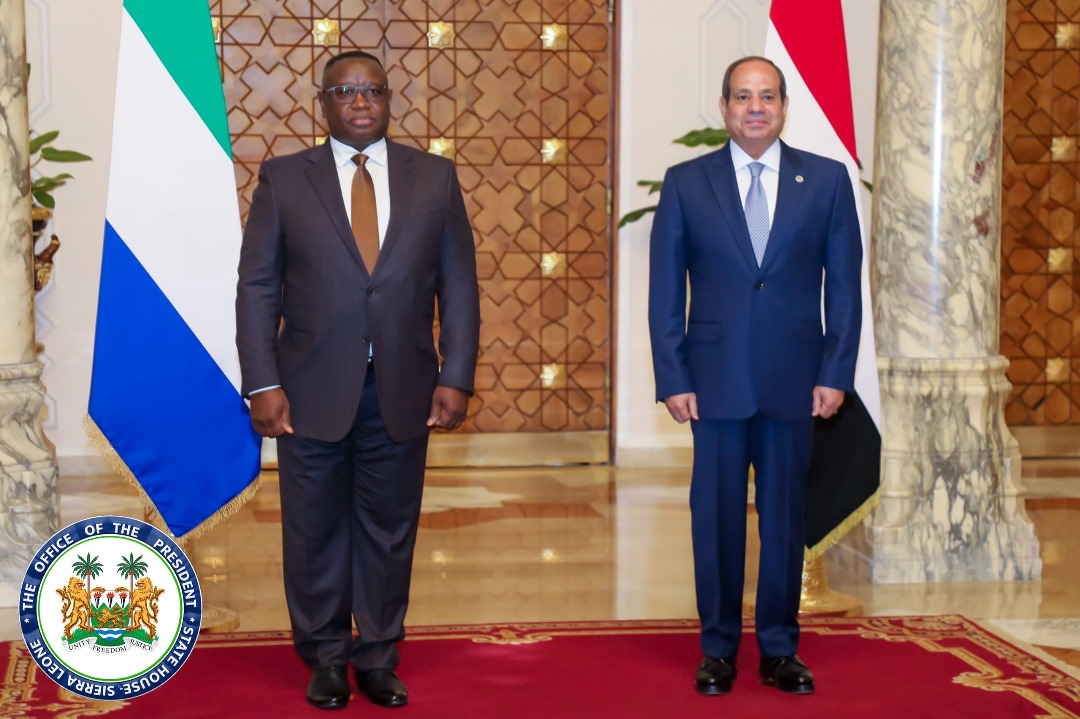 President Bio Concludes State Visit to Egypt After Meeting With President Abdel Fattah El-Sisi