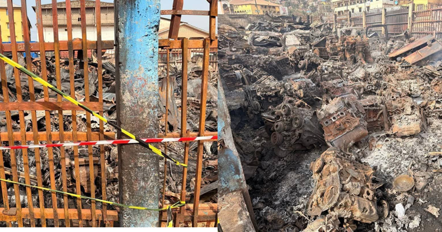 Fire in Upgun Destroyed 26 Shops, Four Vehicles, and Estimated Losses of NLe6.4 Million – NDMA
