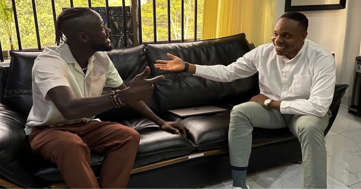 Leone Stars Forward Kei Kamara Engages Chief Minister Sengeh Ahead of World Cup Qualifiers