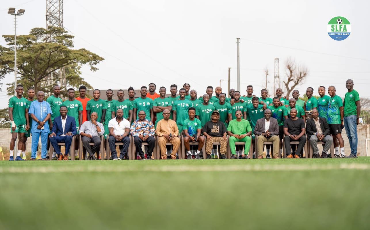 Sports Minister Visits Leone Stars Training Camp, Boosts Morale Ahead of World Cup Qualifiers
