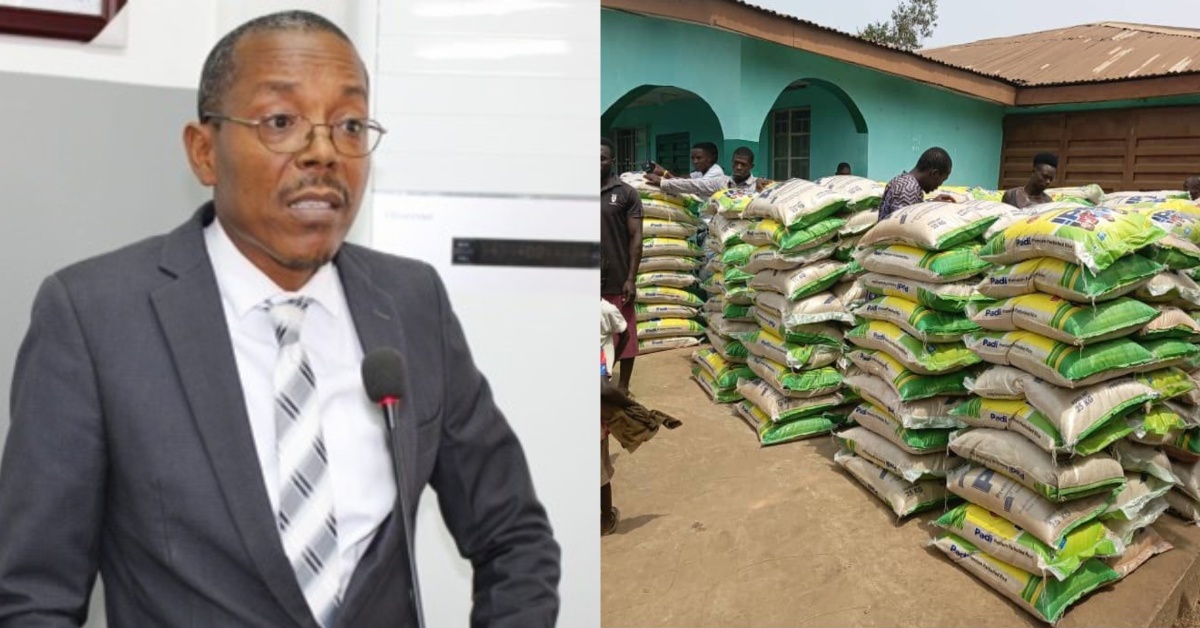 Lands Minister Dr. Turad Senesie Donates 300 Bags of Rice to Muslim Community in Bonthe District