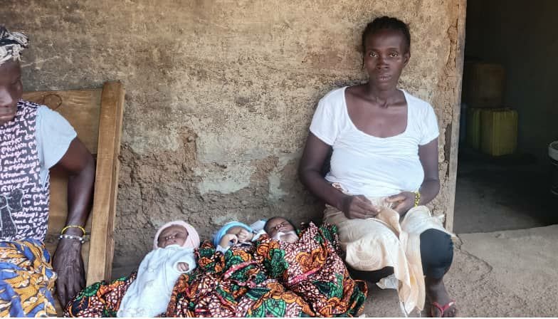 Husband of Woman Who Gave Birth to Triplets in Karene District Cries For Help