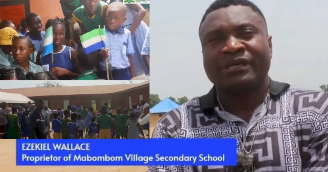 Canada-Based Sierra Leonean Honored for Building Free School in Mabombom Village