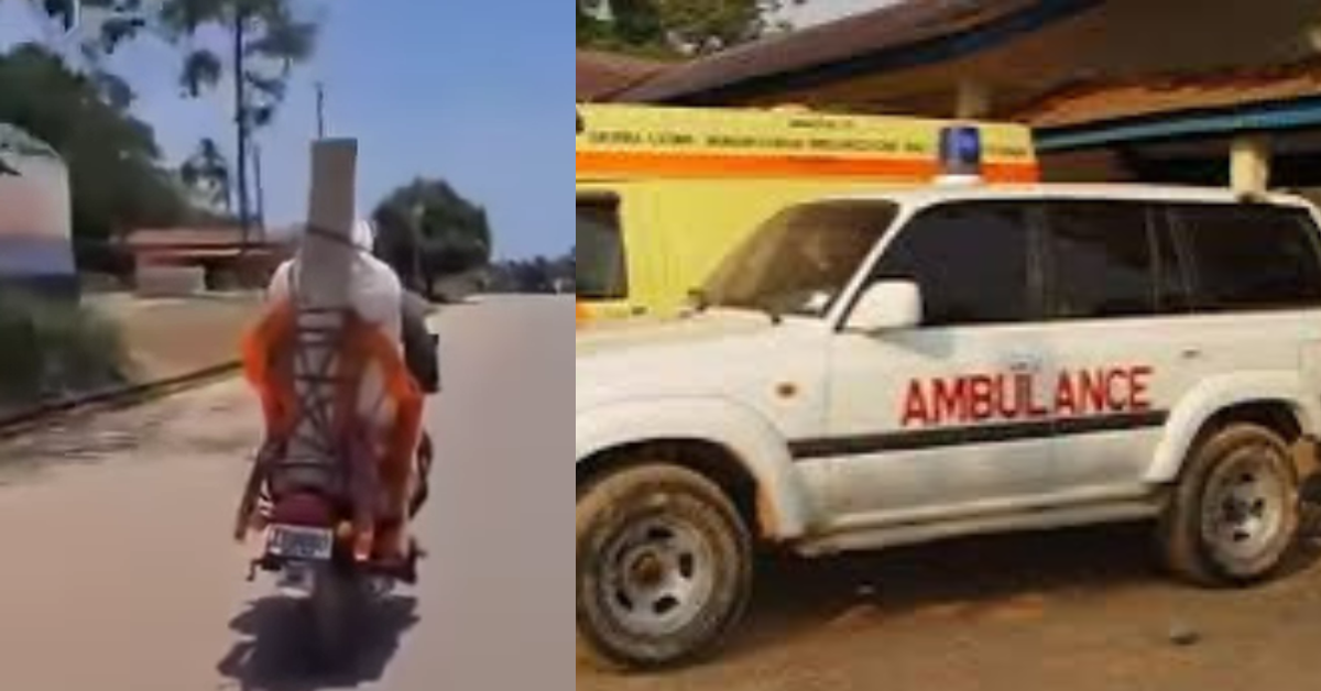 Lack of Ambulance Services Forces Family to Transport Corpse by Motorbike in Sierra Leone