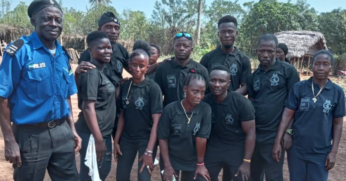 24 Youths Trained as Community Safety Volunteers by Sierra Leone Police