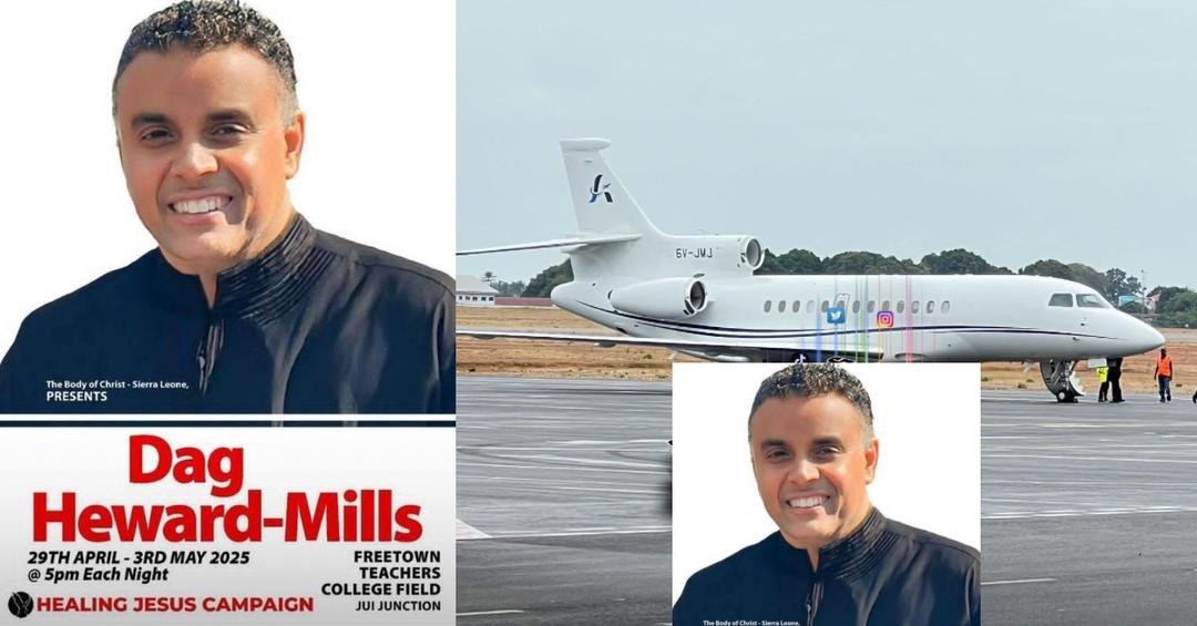Evangelist Dag Heward-Mills Arrives in Freetown Ahead of Healing Jesus Campaign Crusade