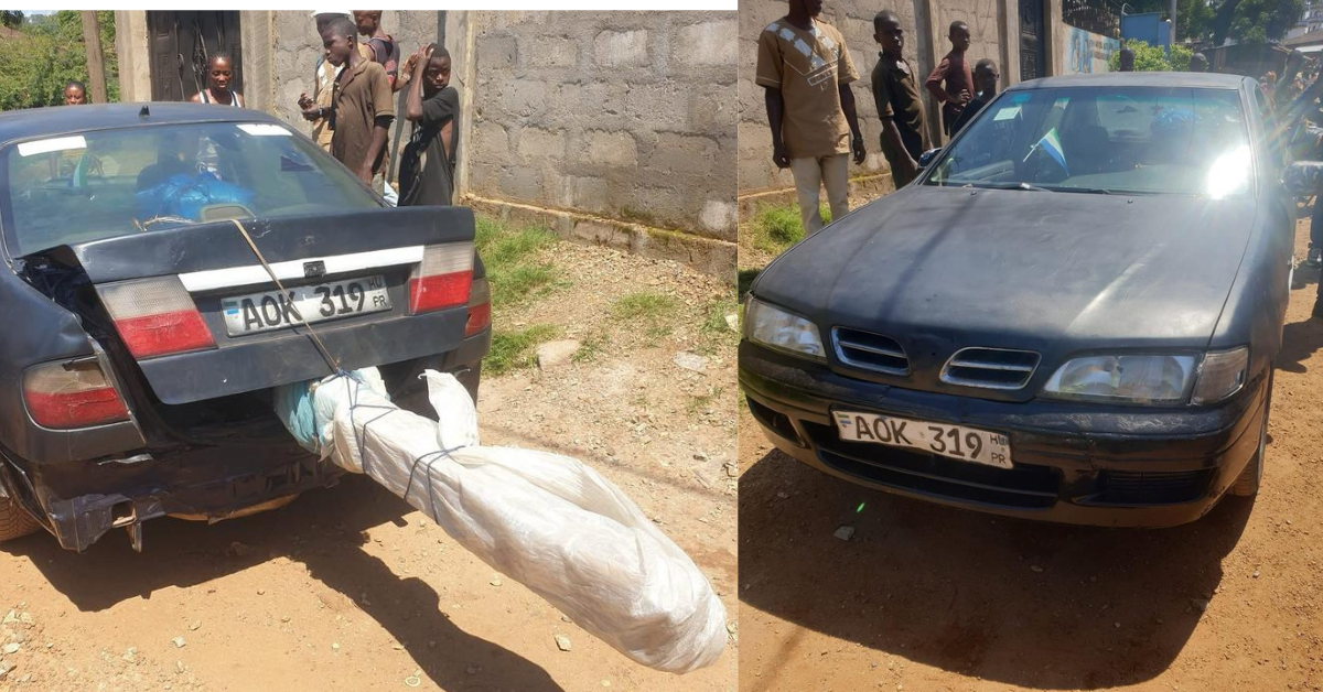 Police Intercept Vehicle Allegedly Transporting Stolen EDSA Items in Kenema