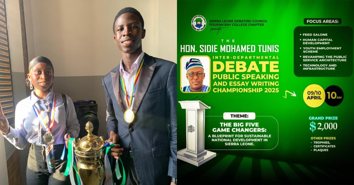 FBC History and African Studies Department Wins 2025 Hon. Sidie Mohamed Tunis Inter-Departmental Championship