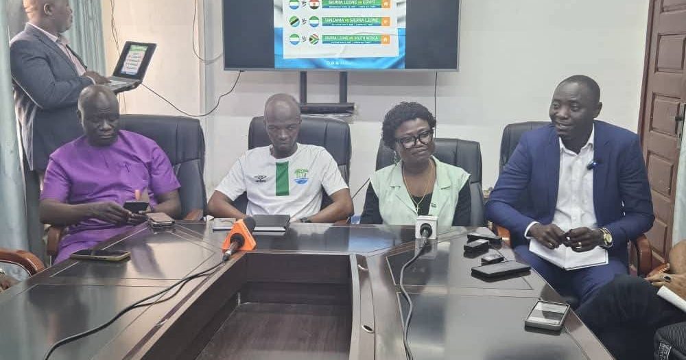 Sierra Leone’s Sports Minister James-Teima Charges U-20 Team Ahead of AFCON Debut