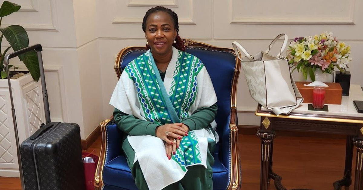 First Lady Fatima Maada Bio Departs Ethiopia for Antalya Diplomacy Forum in Turkey