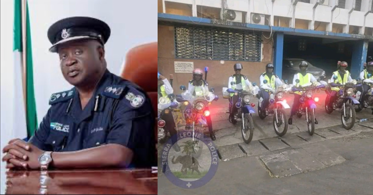 Police Deploys 10 New Motorbikes to Crackdown on Lawless Okada Riders Around Freetown CBD