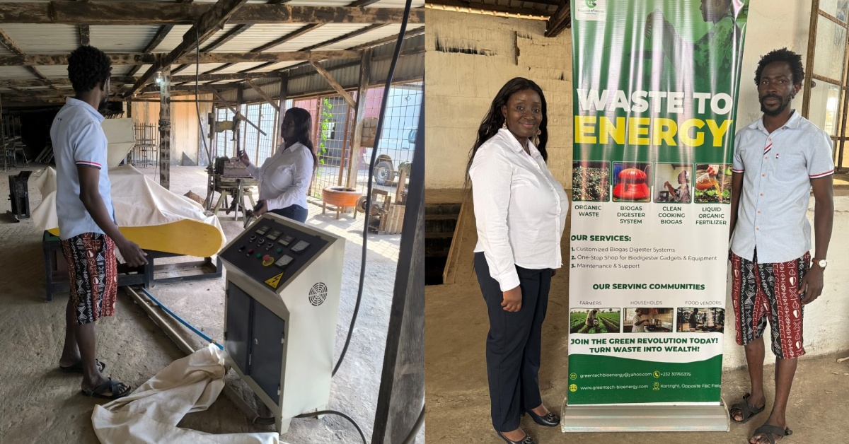 Deputy Minister of Environment and Climate Change Visits Freetown Innovation Lab Recycling Factory